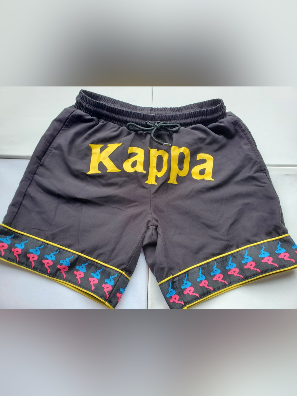 KAPPA 222 BANDA Calabash Black Swim Shorts